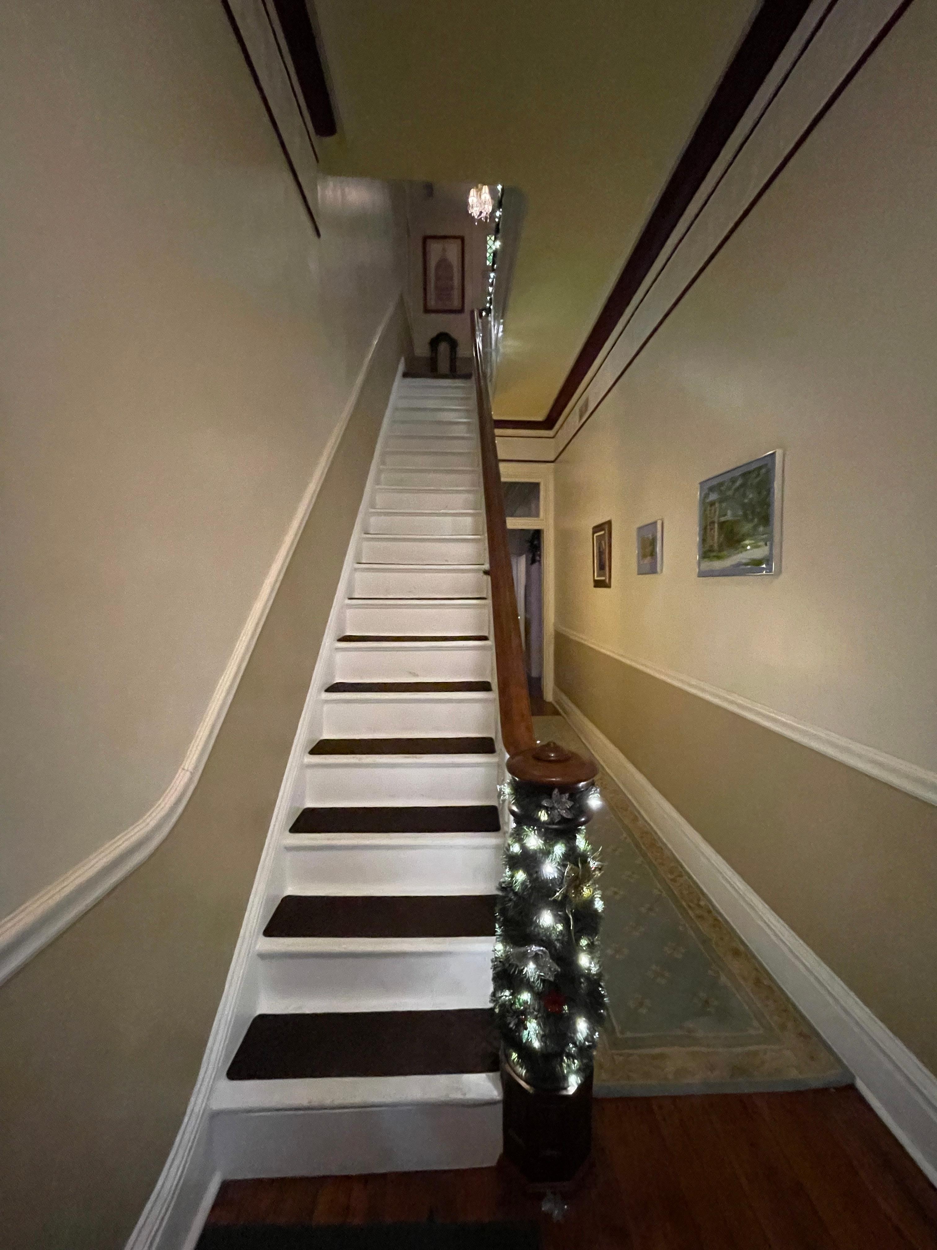Stairs to the room 