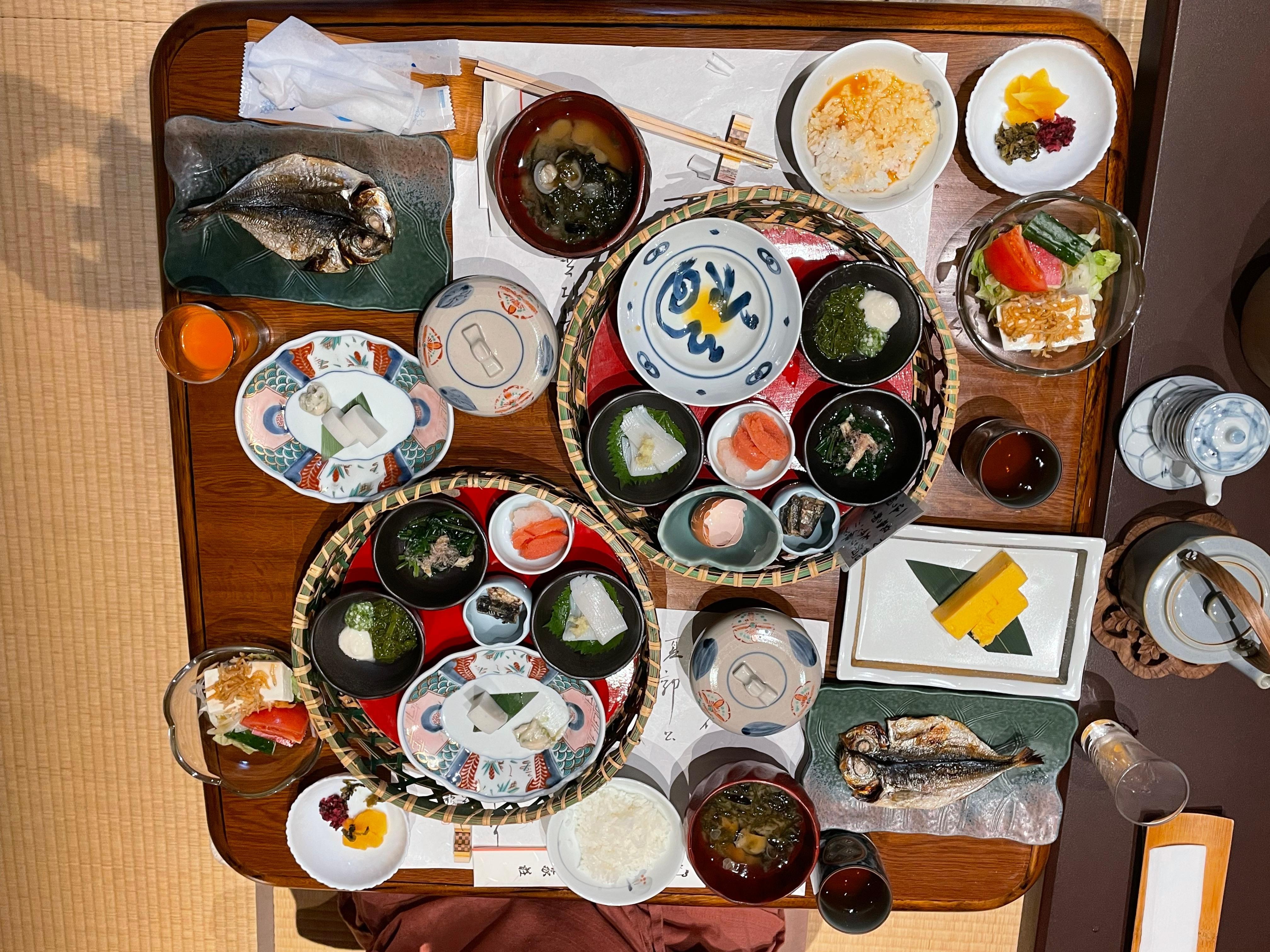 Just the start of the dinner 