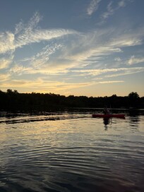 Beautiful sunset from the dock