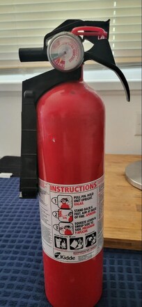 Empty Fire Extinguisher