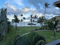 View of the ocean from our balcony