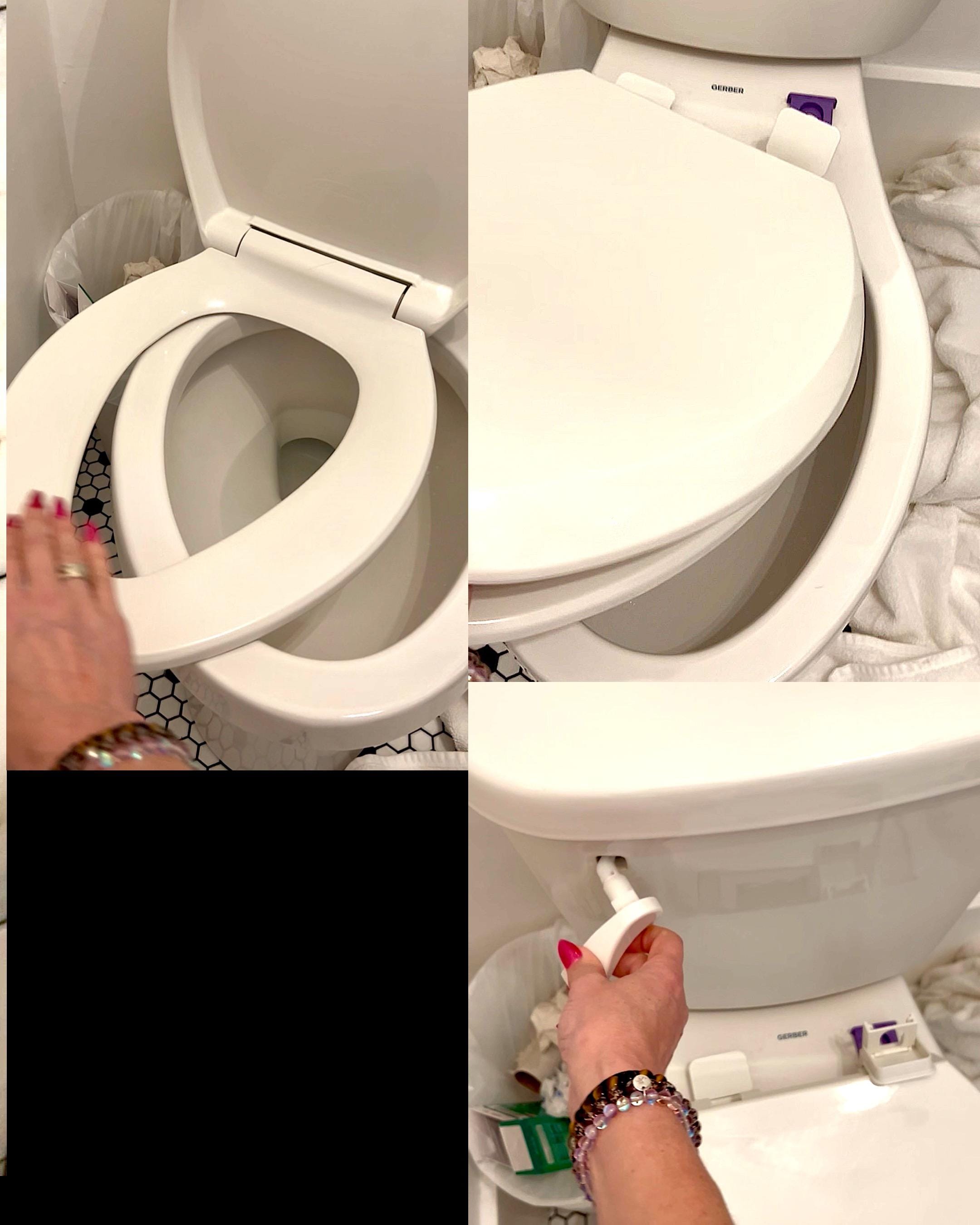 Dangerous broken toilet that property management accused me of being responsible for.