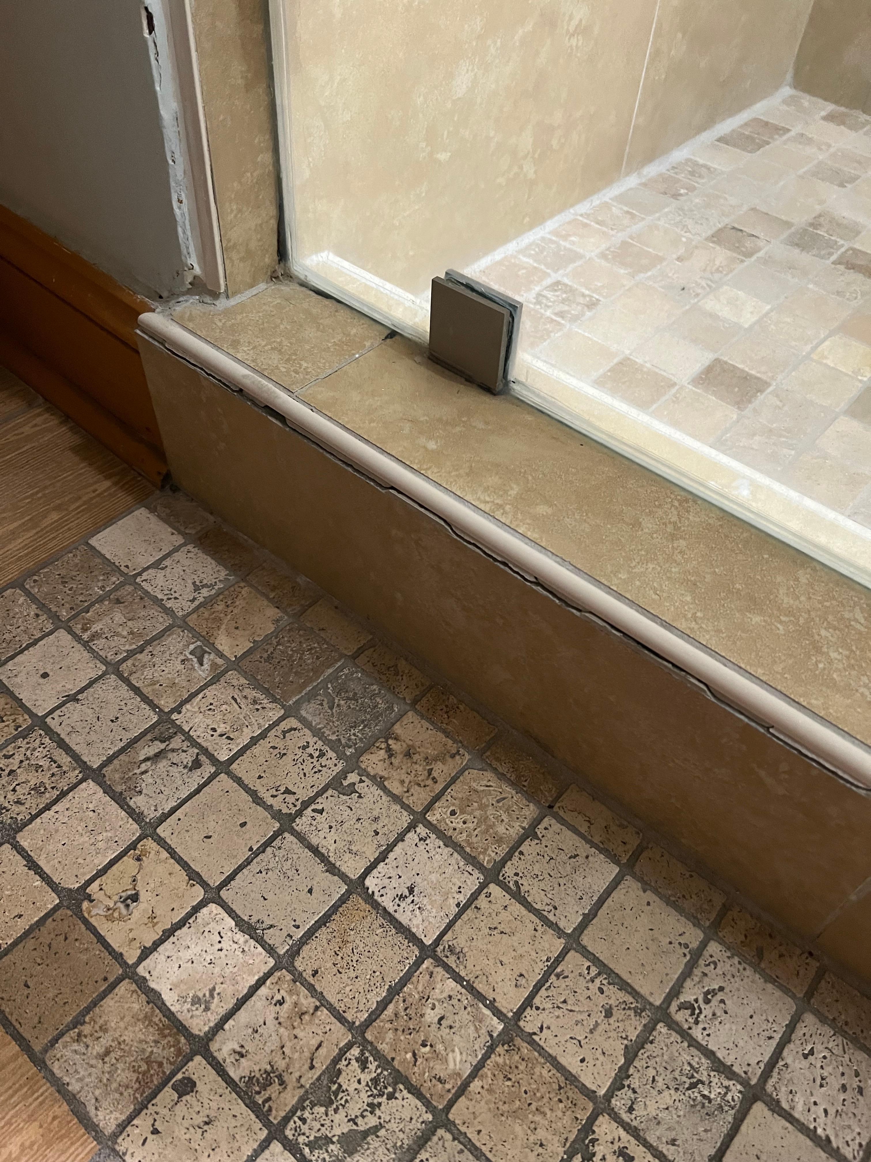 cracked grout