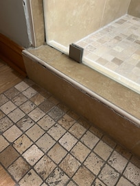cracked grout