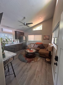 Living room/ kitchen area