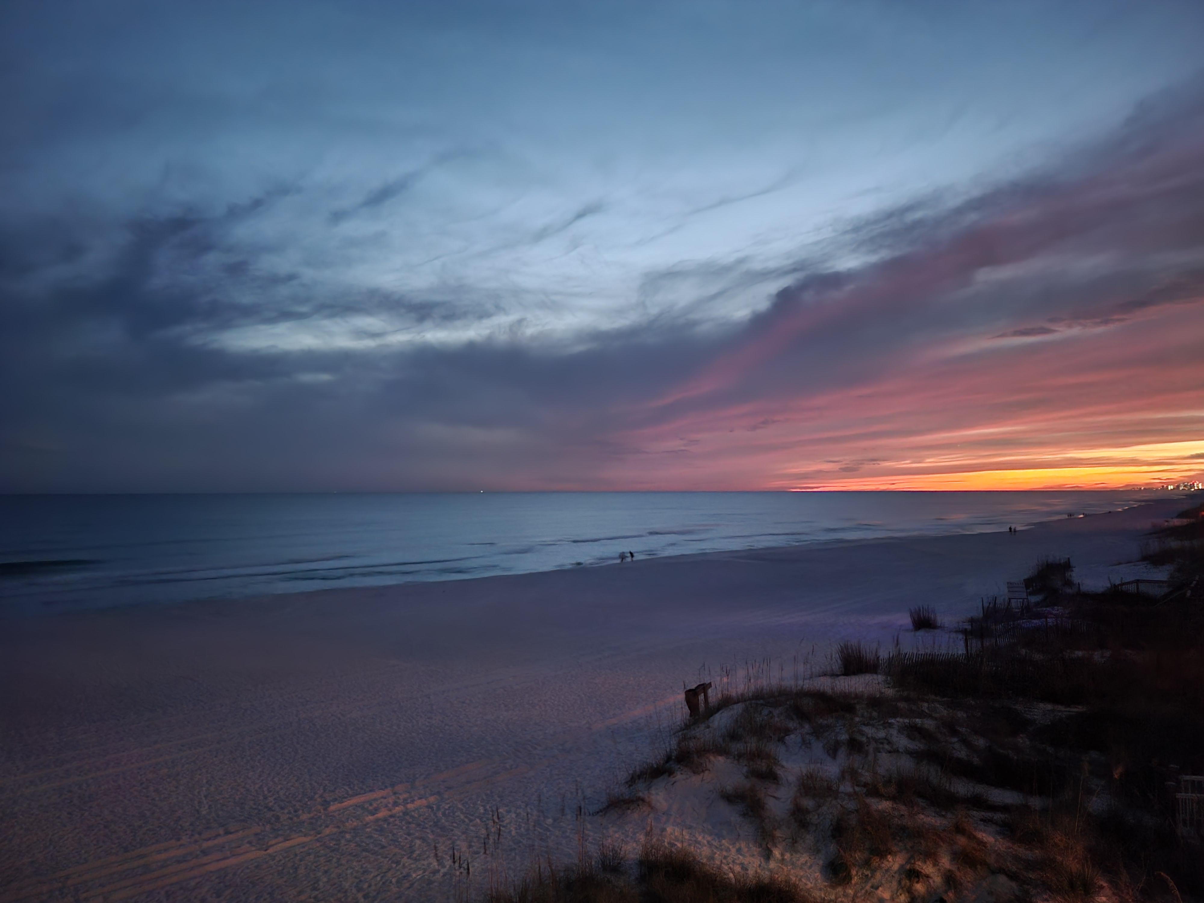 Sunset view from balcony in 2nd floor