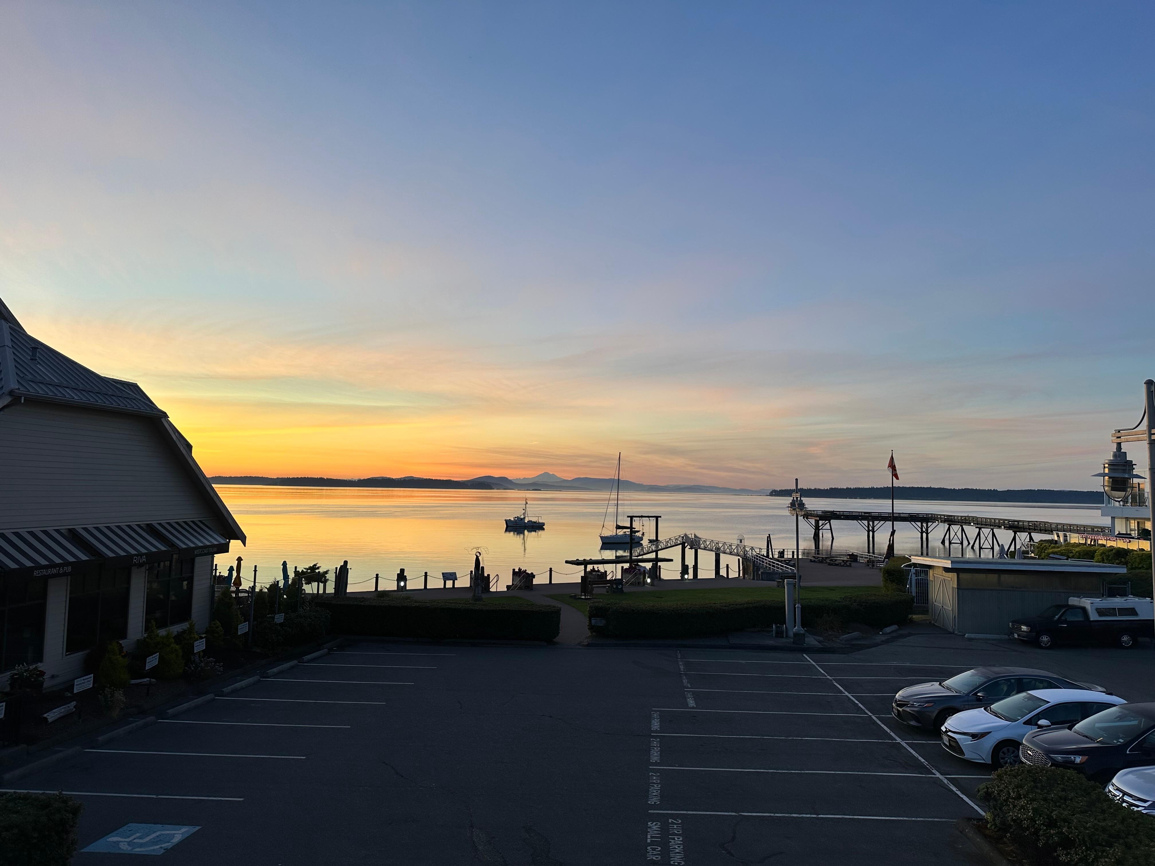 Sunrise from balcony 