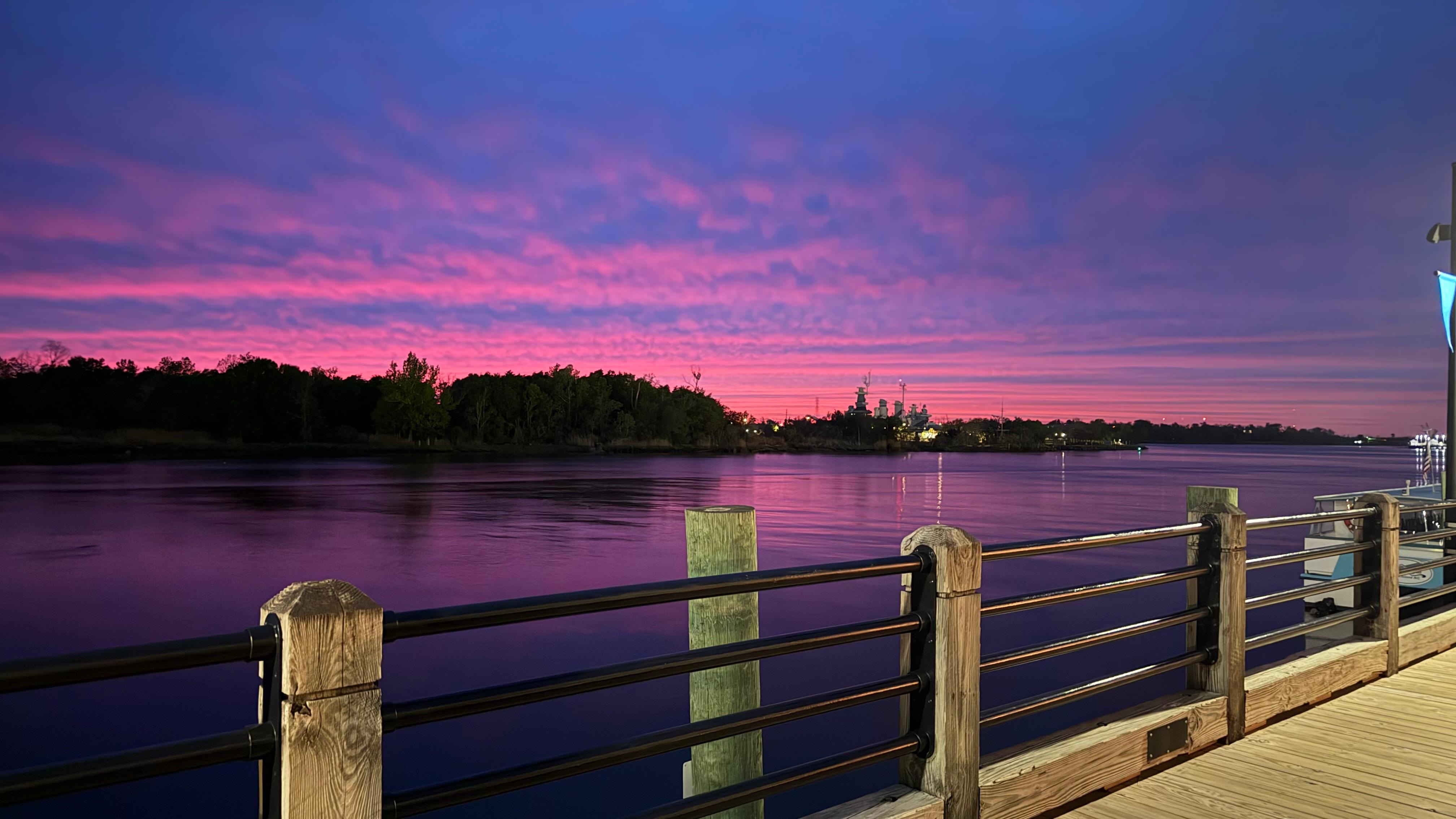 Sunset our first night—breathtaking 