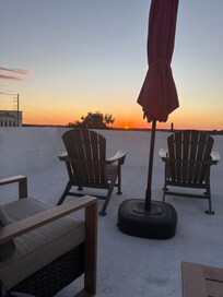 Rooftop sunset