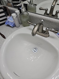 Clogged up sink that I text about multiple times. Nothing ever happened. Just received text back saying, thank you, we will forward your complaint to the local team.