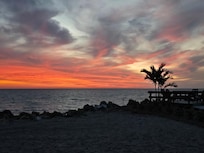 Stunning sunsets from the backyard patio