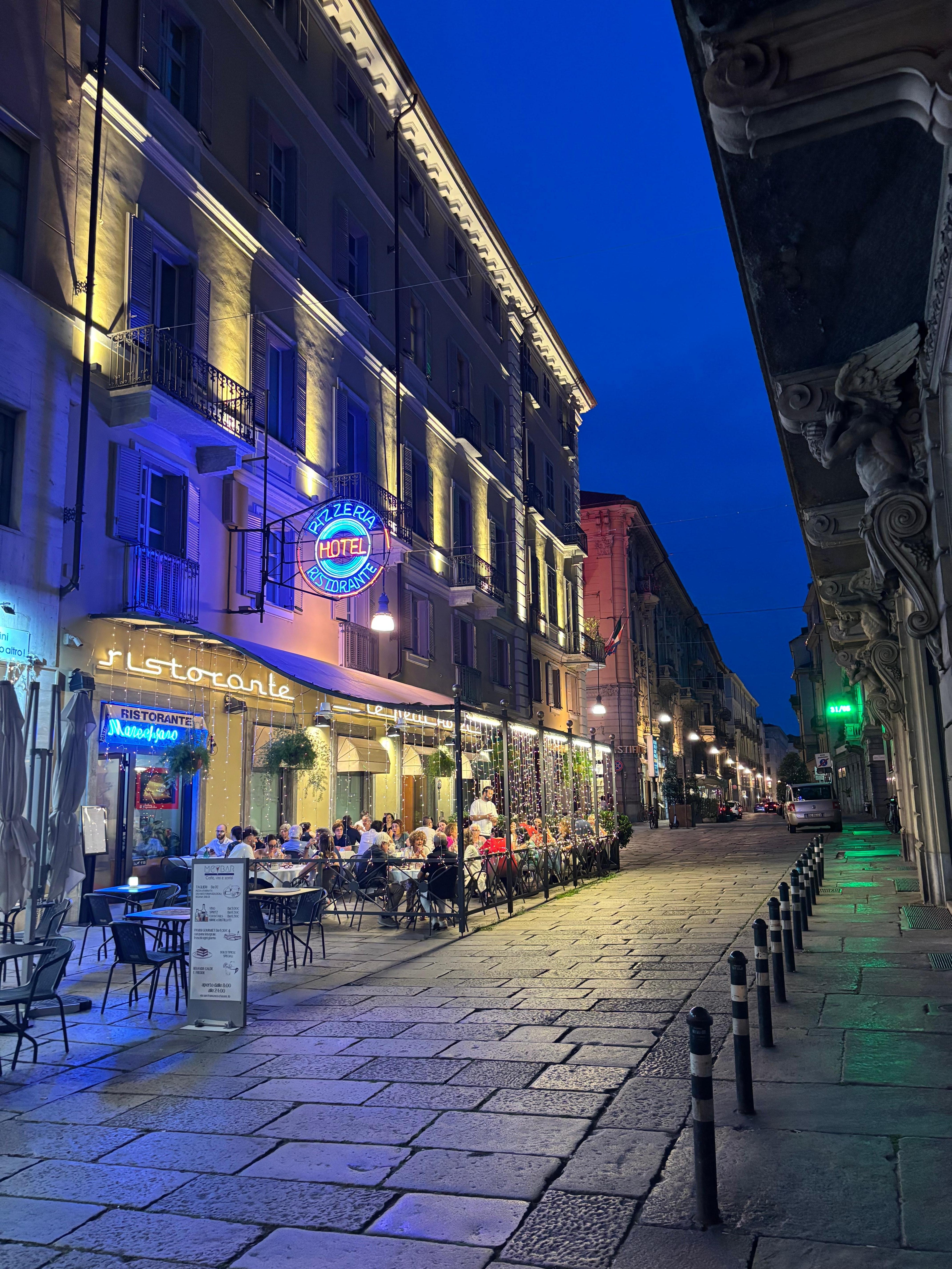The restaurant & front of the property