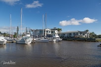 Sails Port Macquarie from across the river