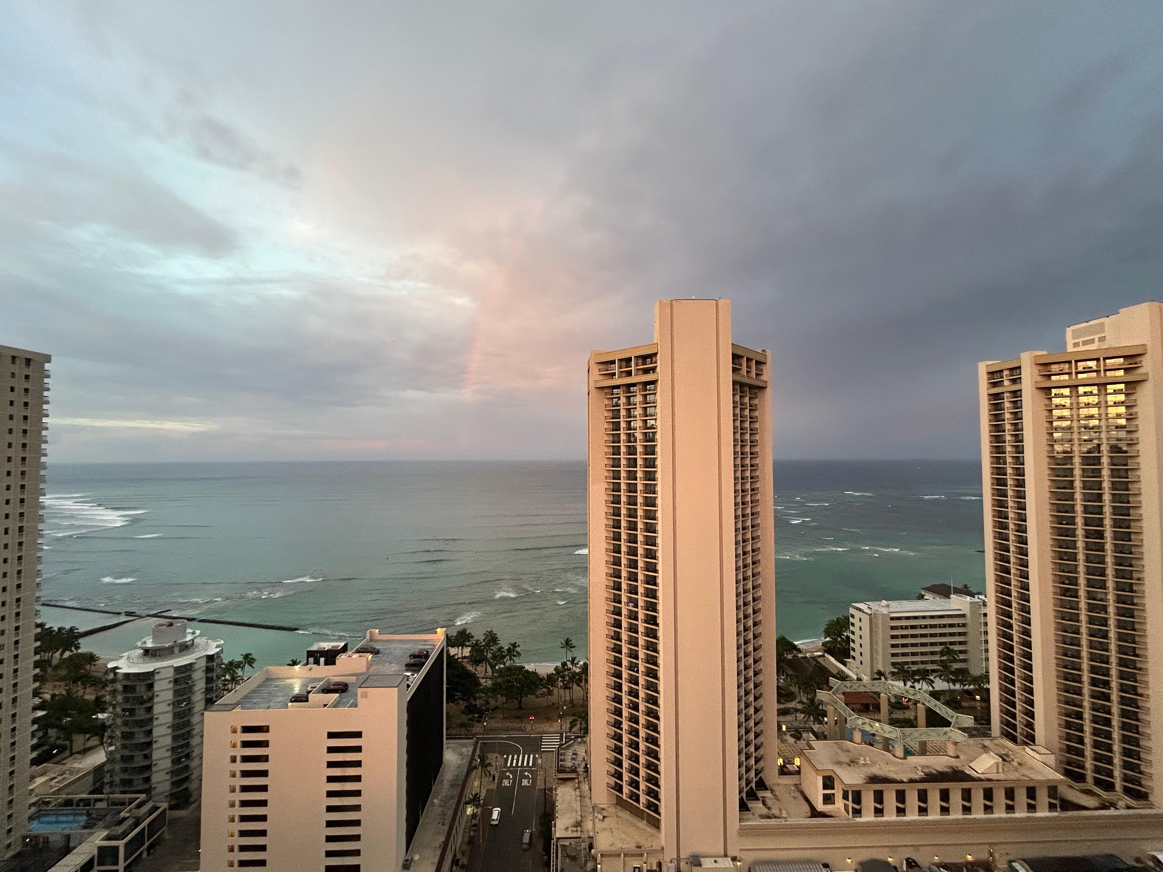Ocean view from the roof