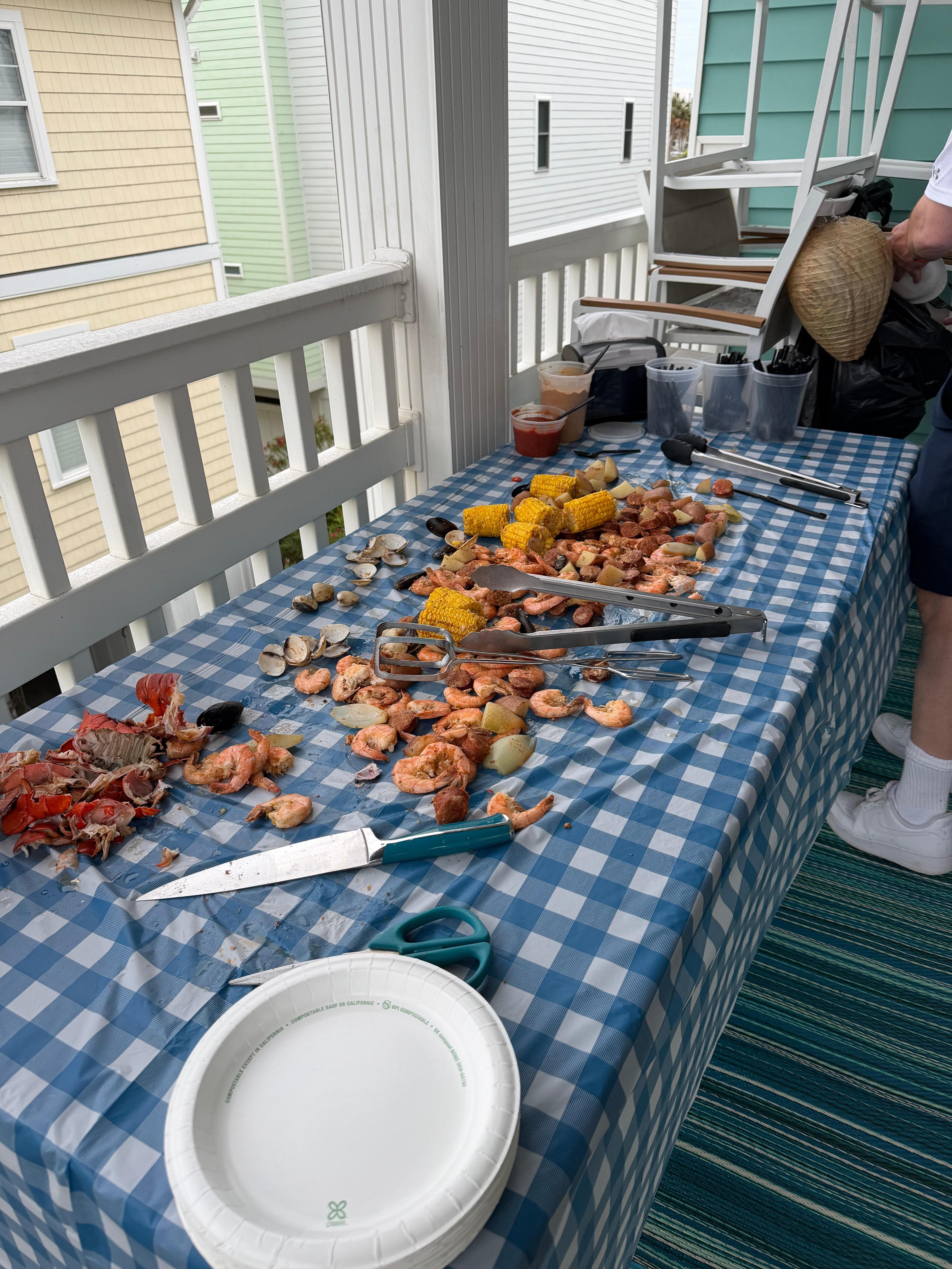 Cape Fear Boil Company for dinner. So Good!