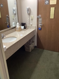 sink outside the bathroom