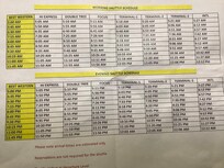 Airport Shuttle Schedule