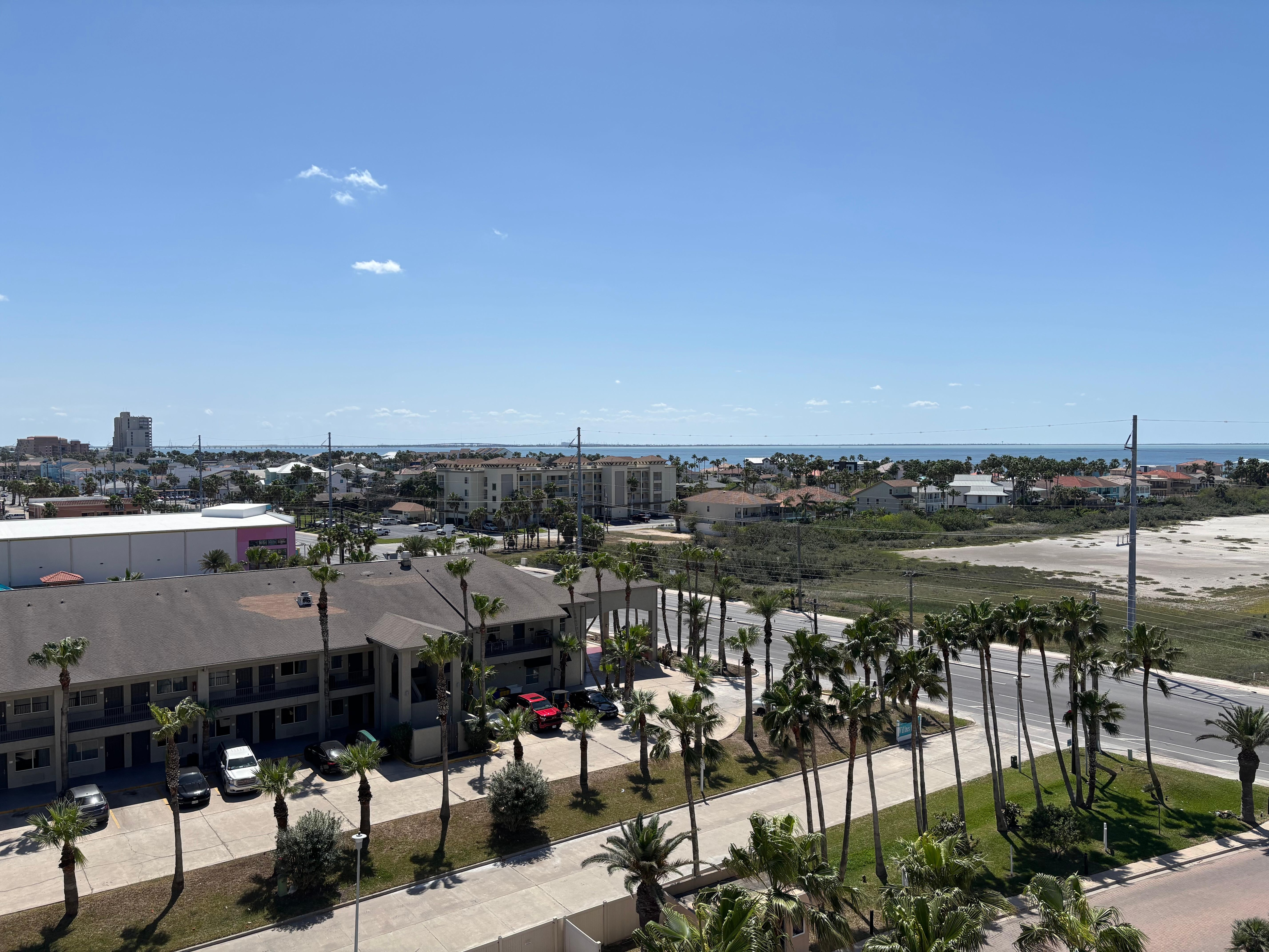 View from the balcony straight ahead