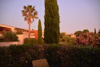 Abendblick von der Terasse