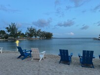 At the Kaibo Beach Club a 2 minute beach walk away.