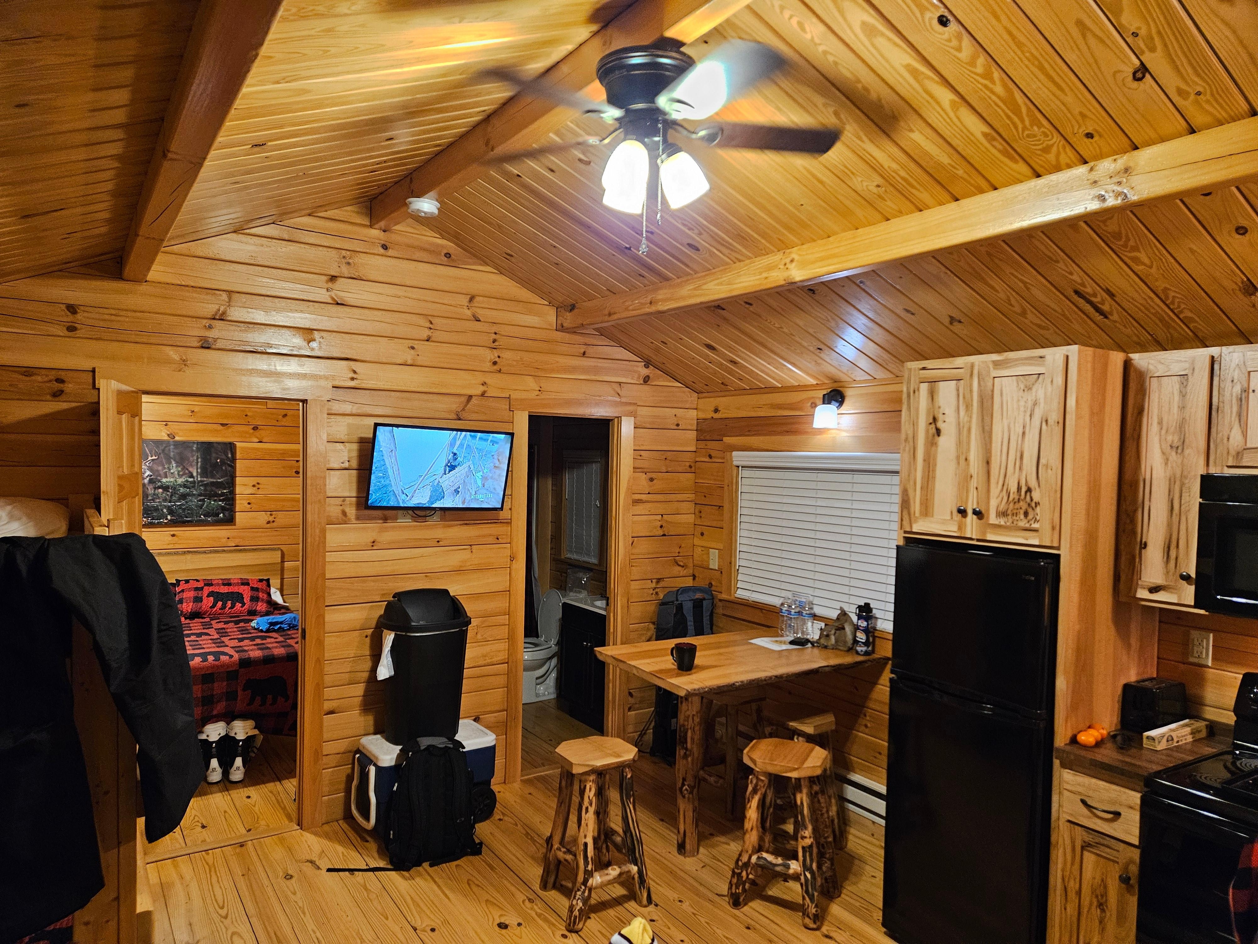 Everything we needed for the ski weekend! well appointed kitchen with all essentials to make breakfast and dinner!