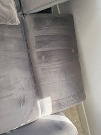 Twin size futon featuring free snacks.