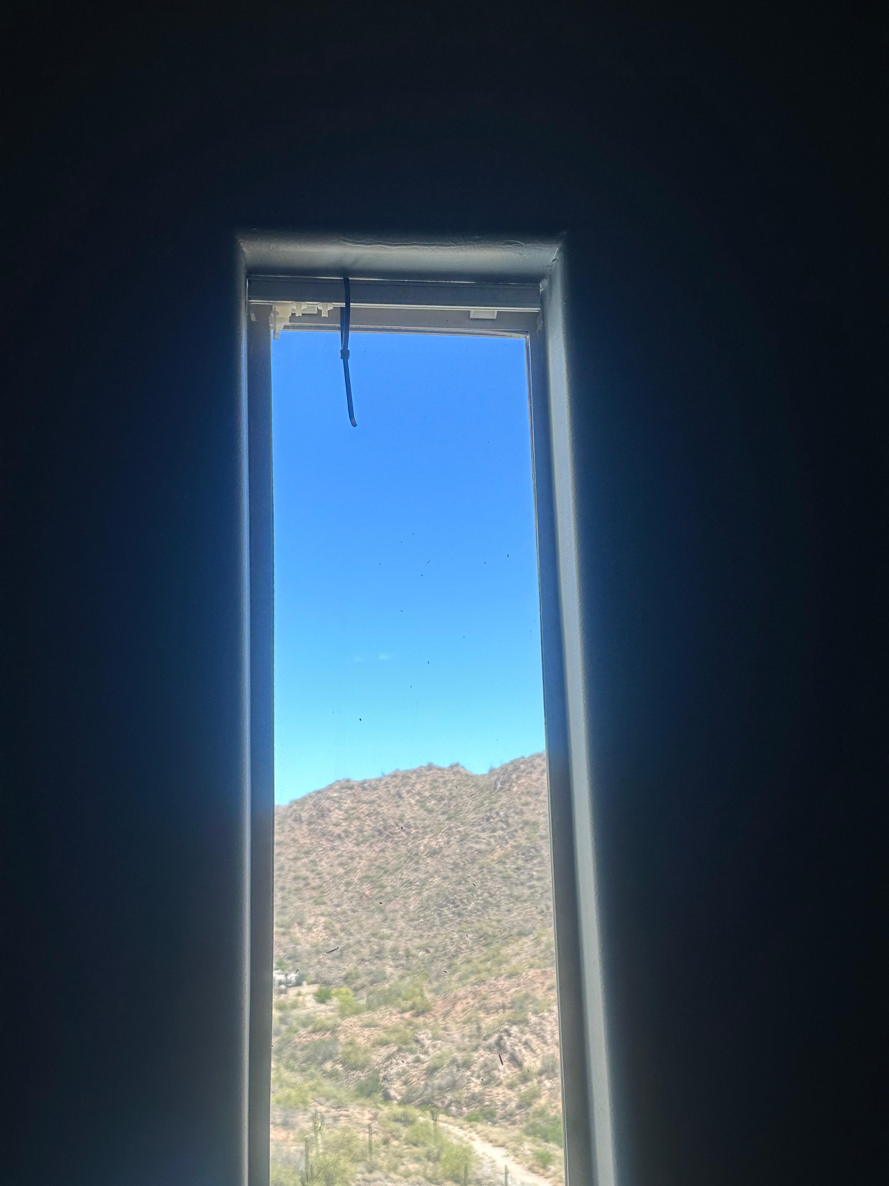 The blind was clearly missing so was hard to sleep in as the sunrise was early around 5:30am. 