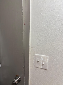 Door did not close completely as shown