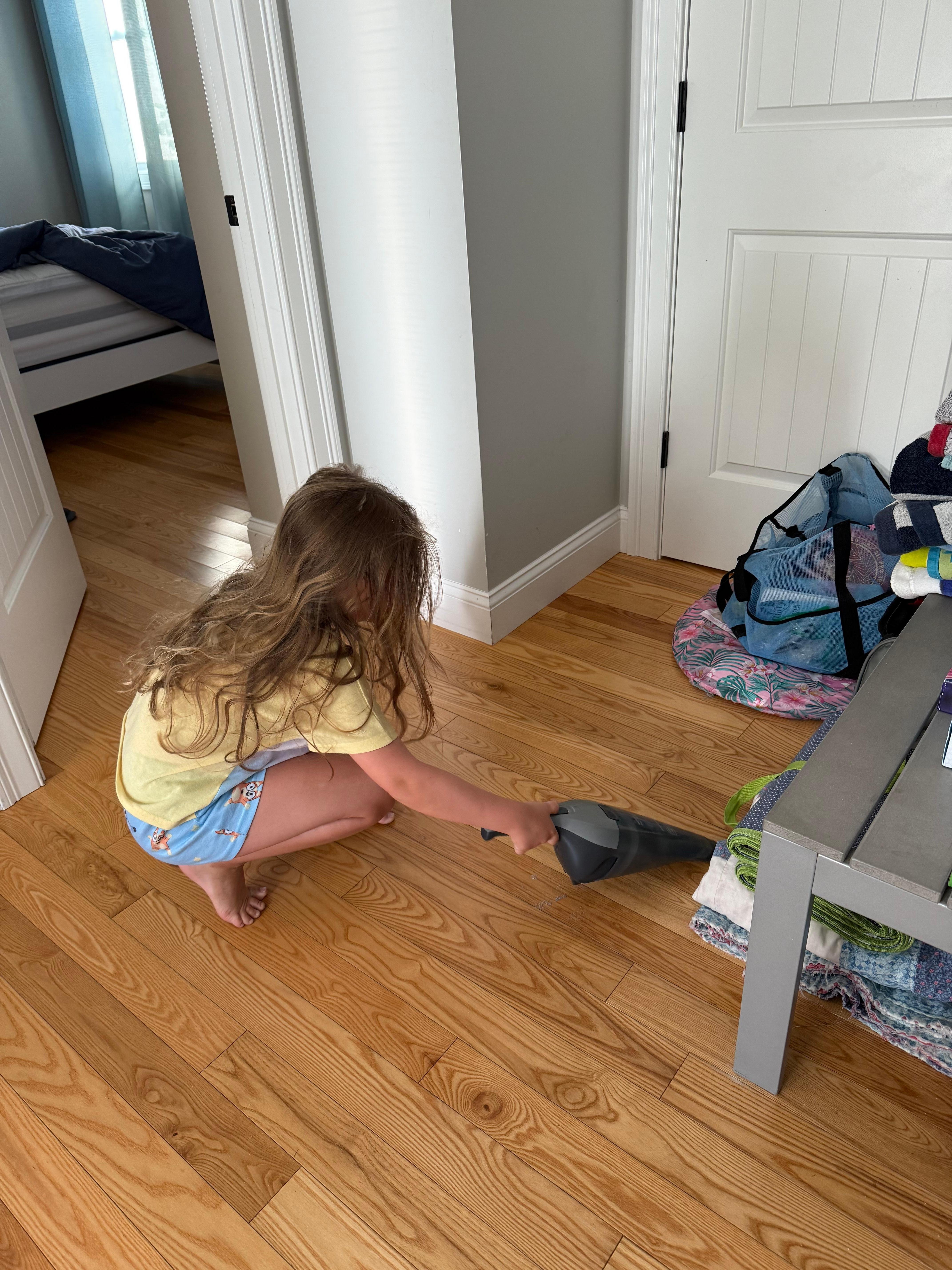 “I’ll vacuum up for you.”