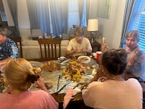 Huge table great for a seafood boil