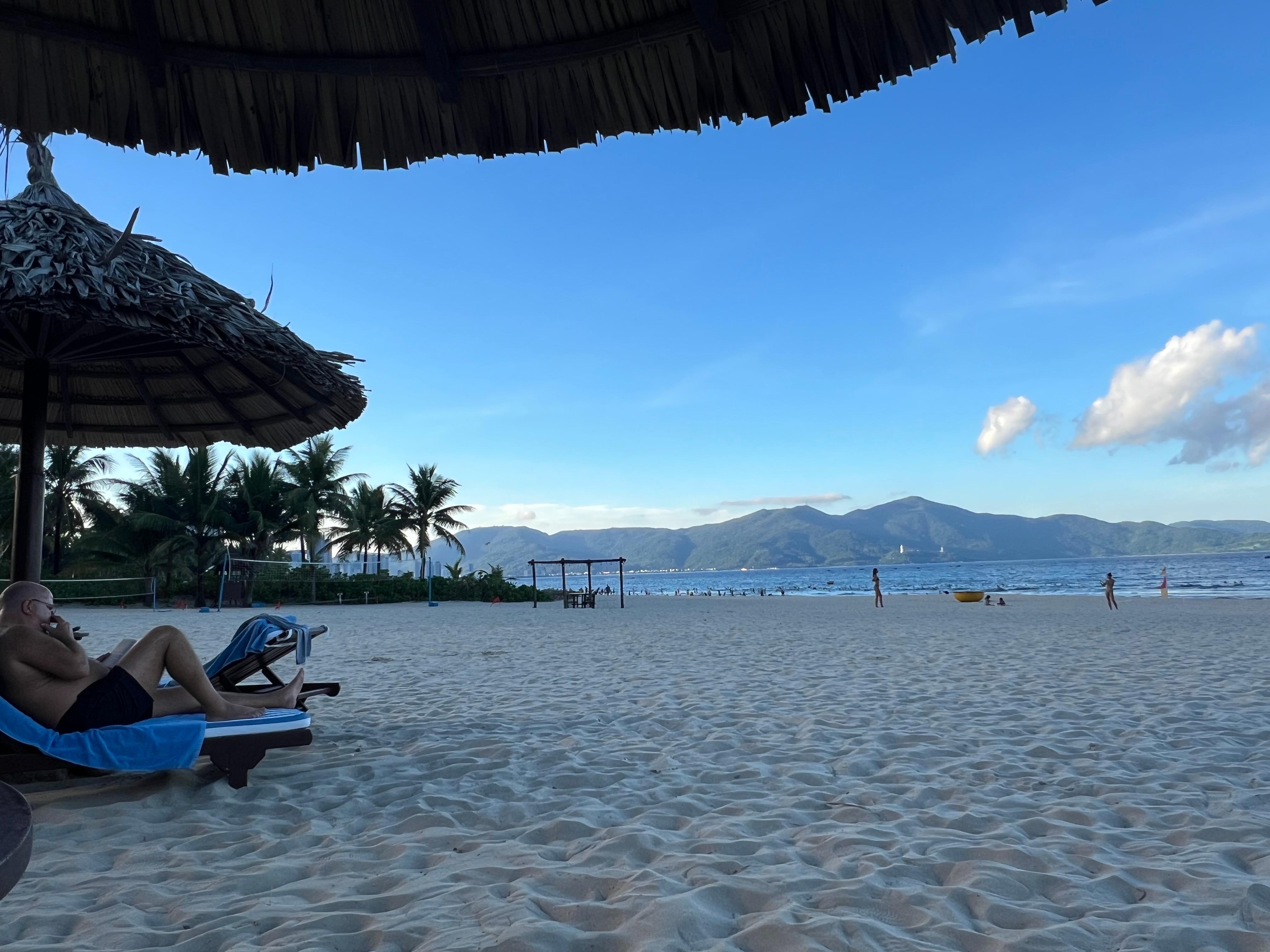 綺麗に整備されたプライベートビーチ