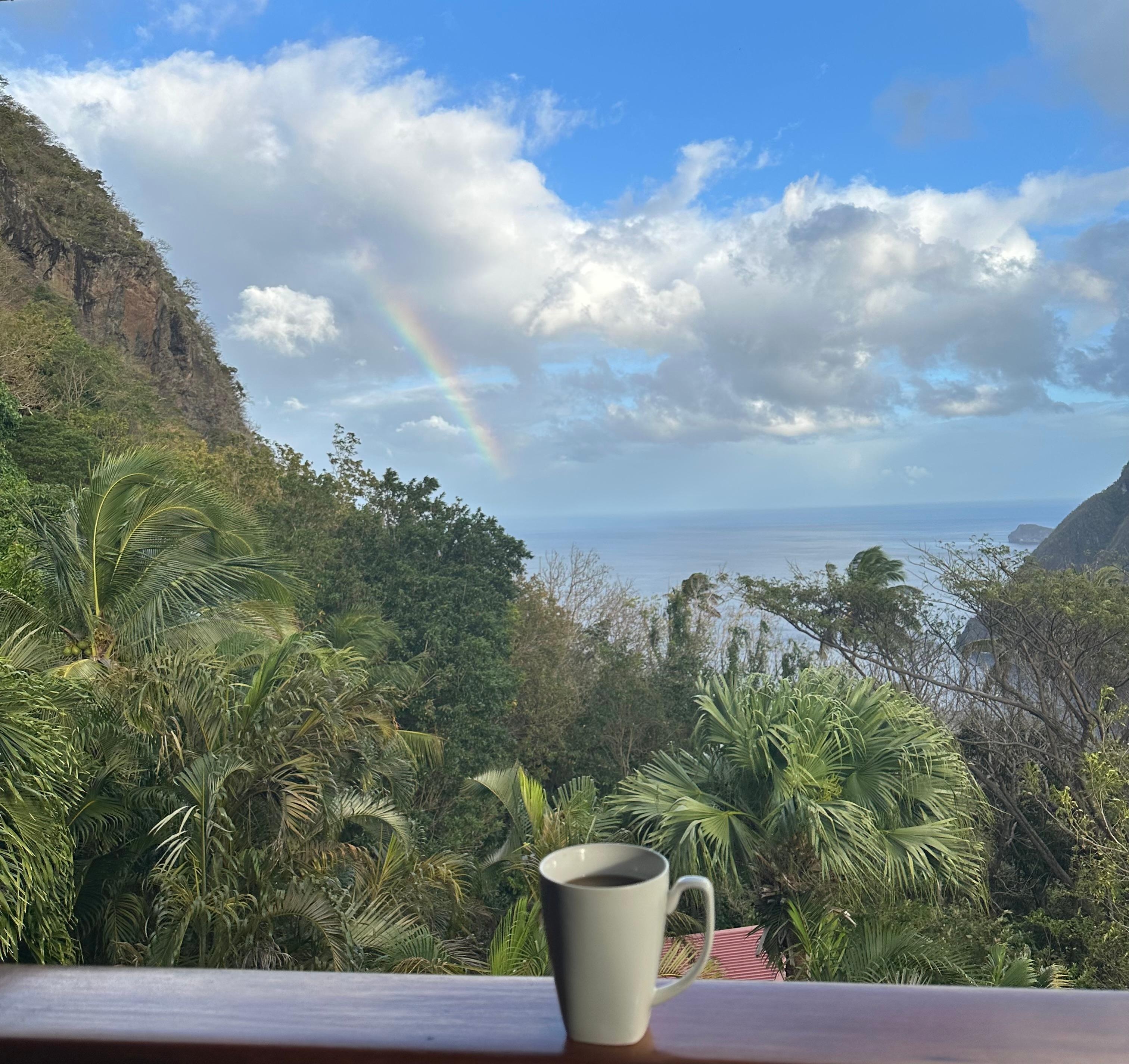 Morning in the tower