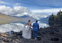 My son’s wedding day in Glacier National Park