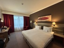 Old style room- clean and comfy- only moved due to bed mix up