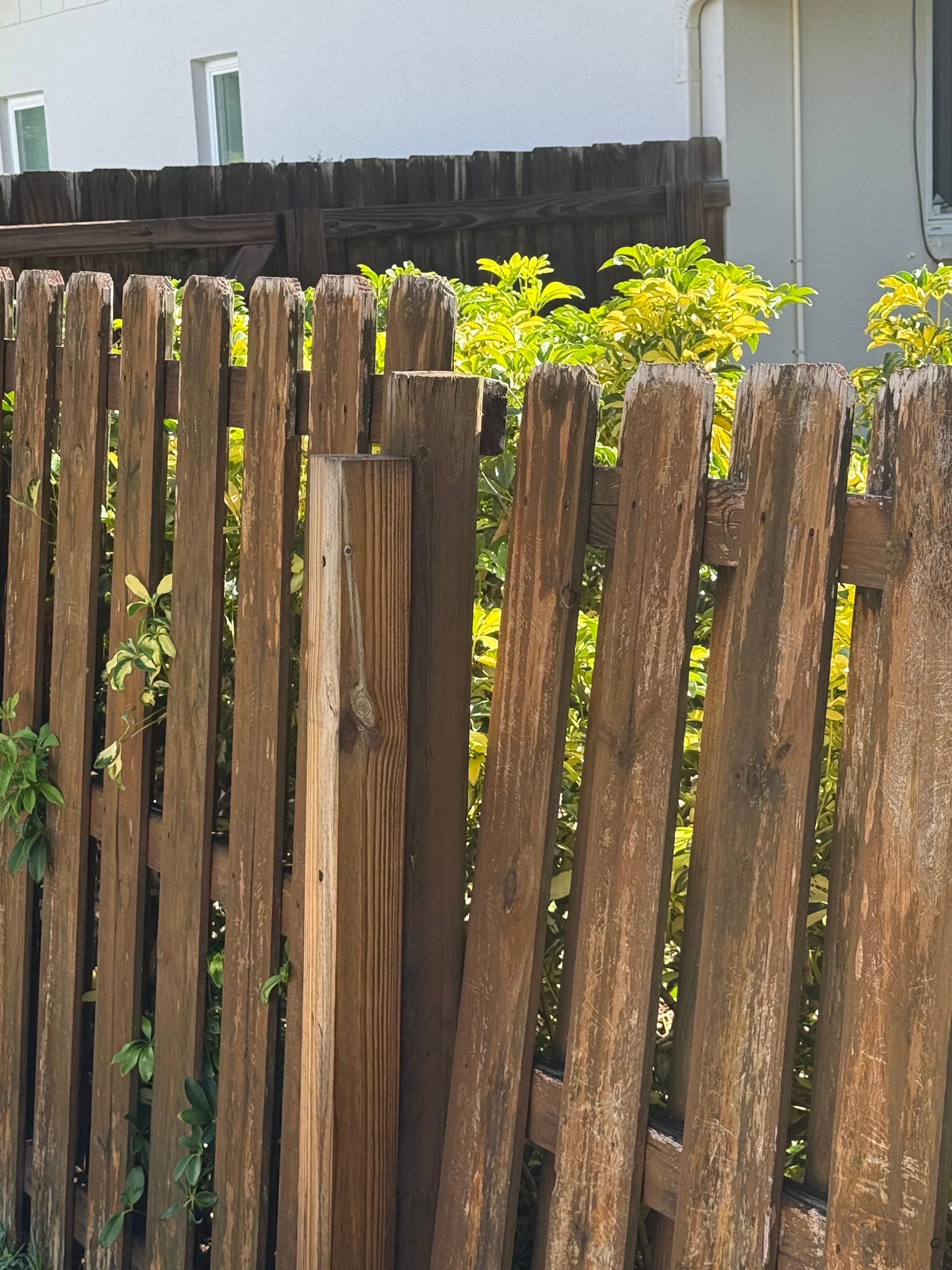 bad fence