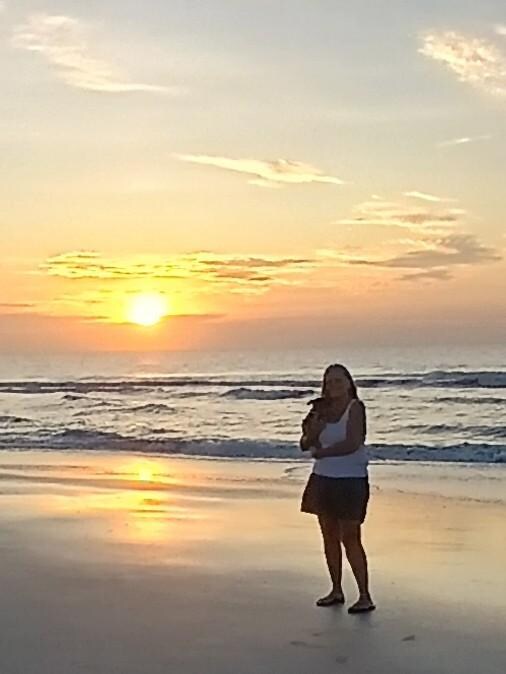 Sunrise on the beach 