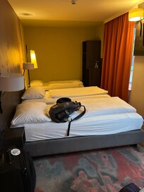 Small room for two, we asked for an extra bed.