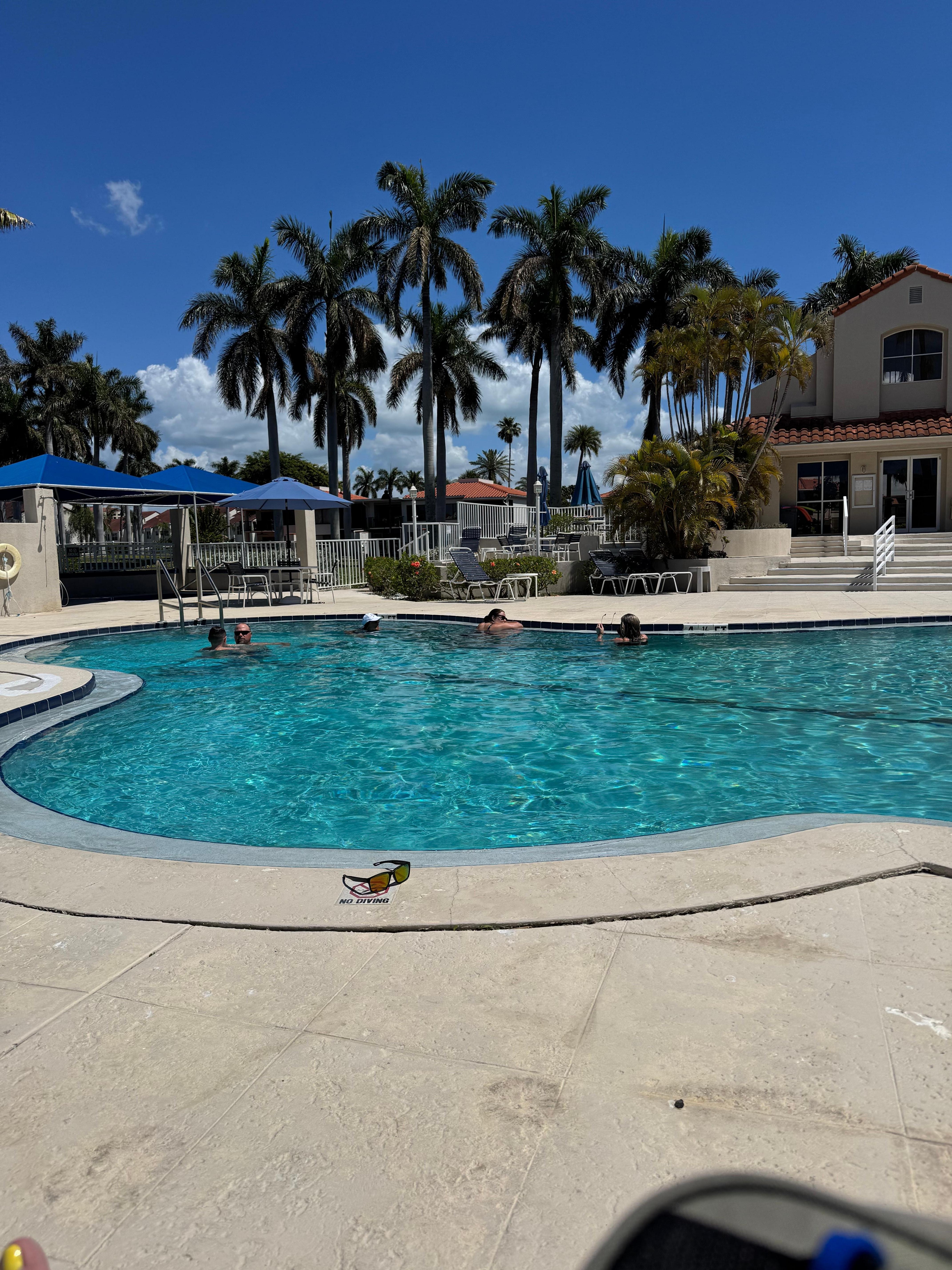 Our condo pool