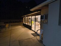 patio at night
