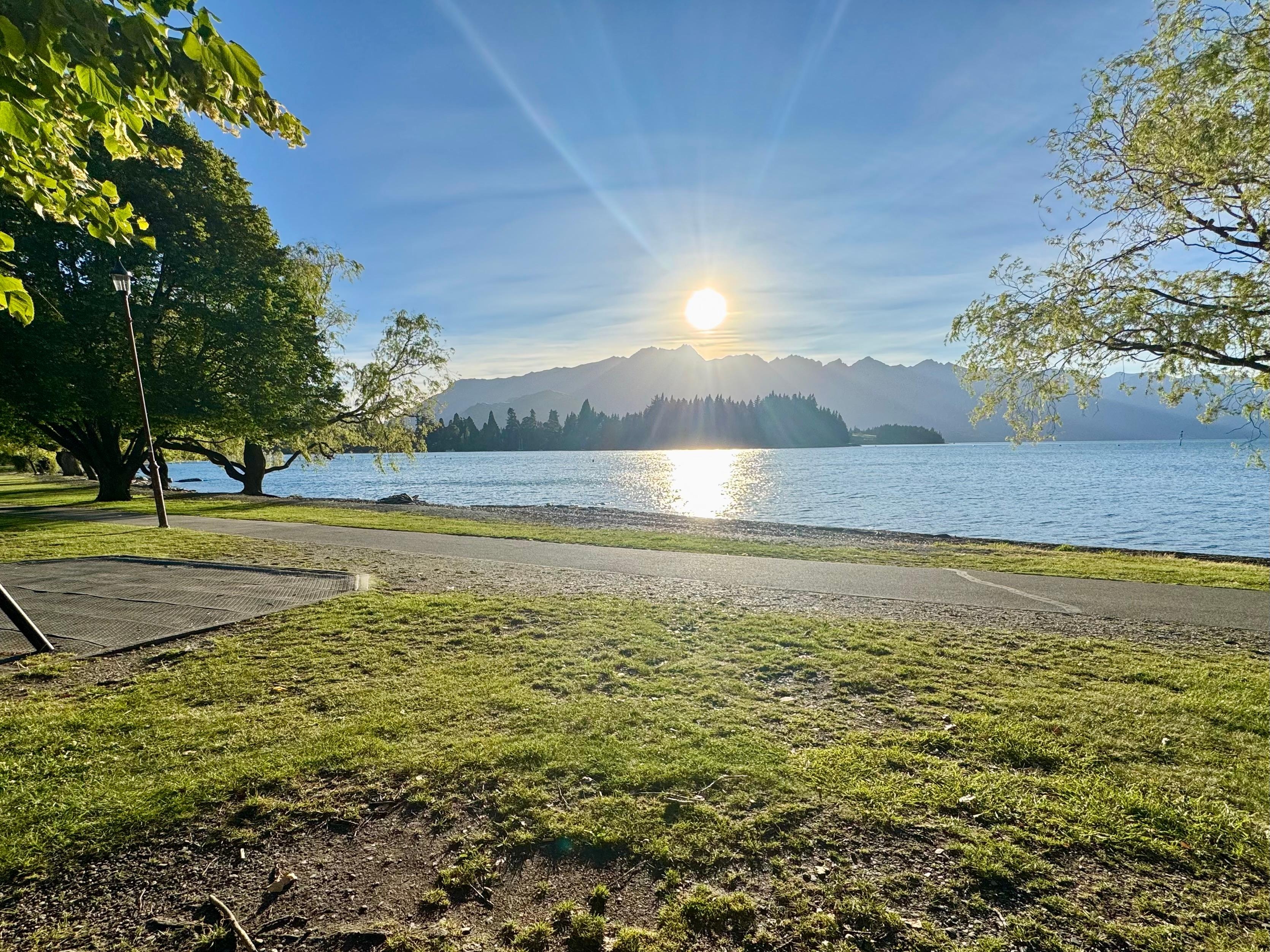 Las vistas frente a la propiedad son magníficas..!