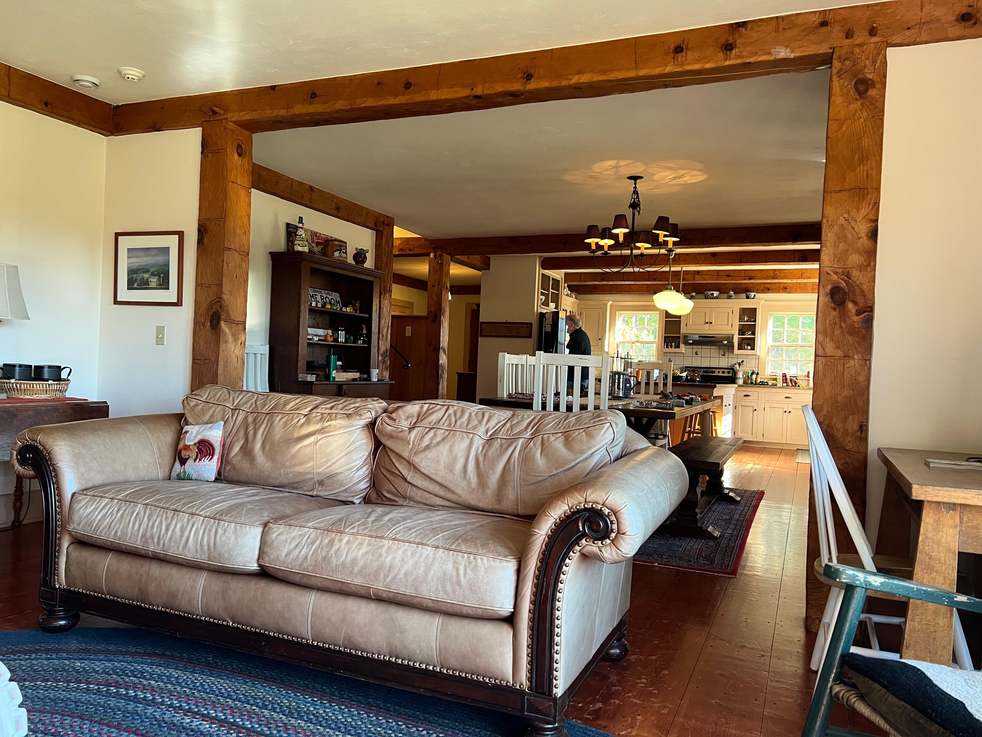 Living, dining and kitchen 