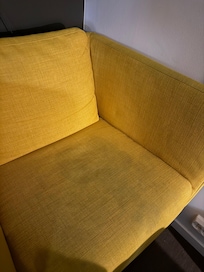 Huge stains in the seating area