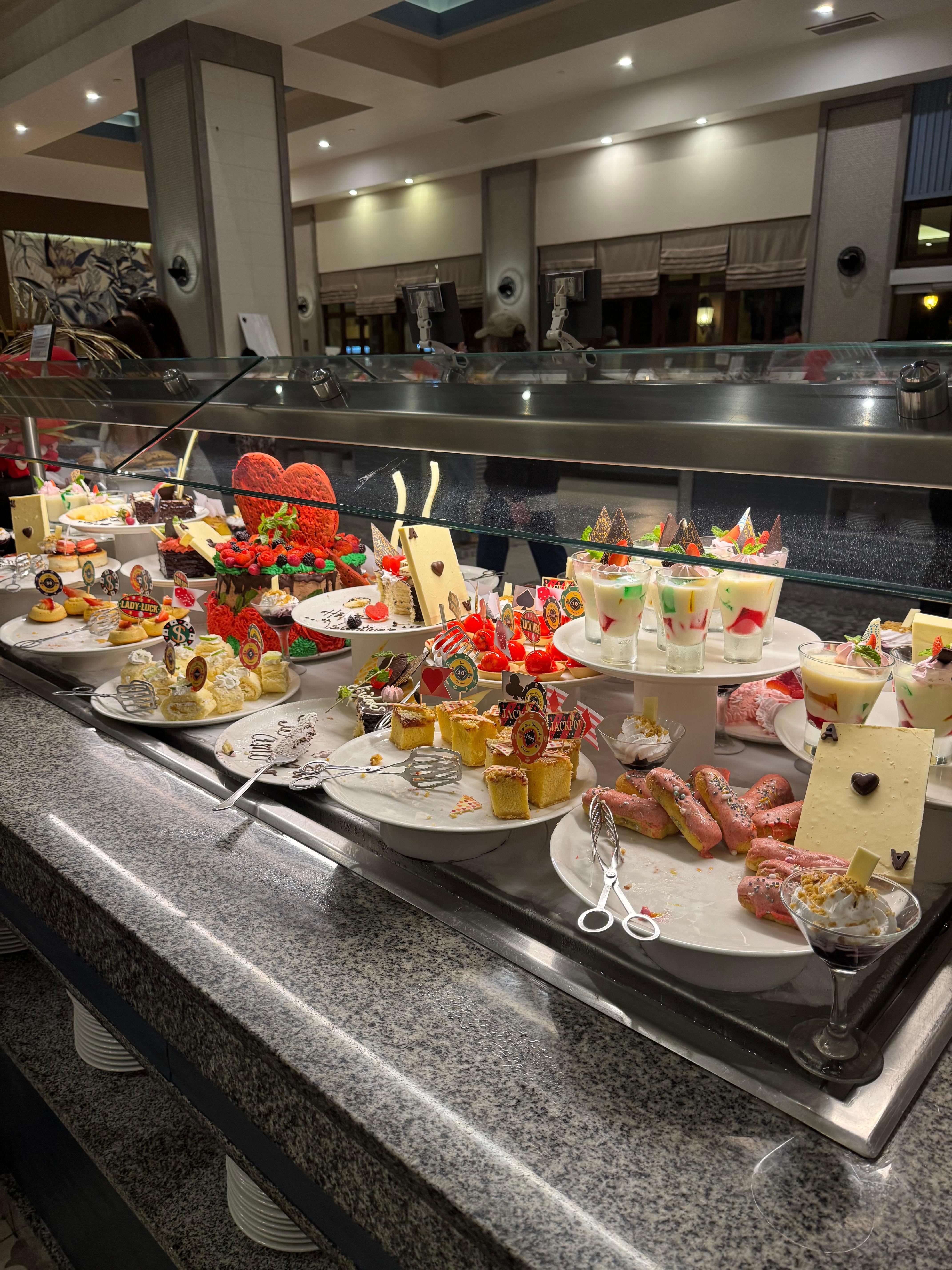 Even had chocolate covered strawberries