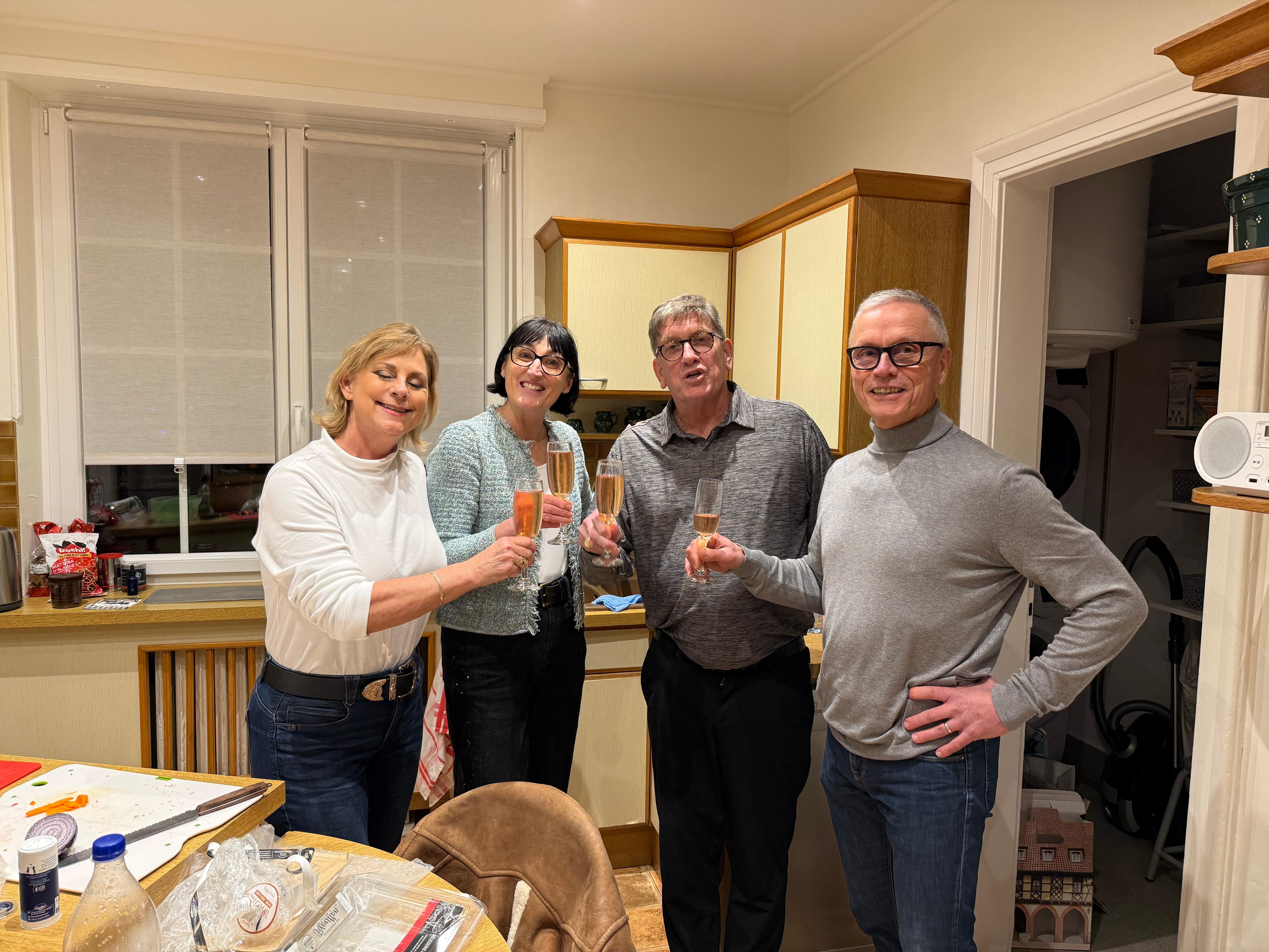 The large dining room seated six very comfortably 