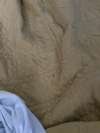 Holes in my bedding.