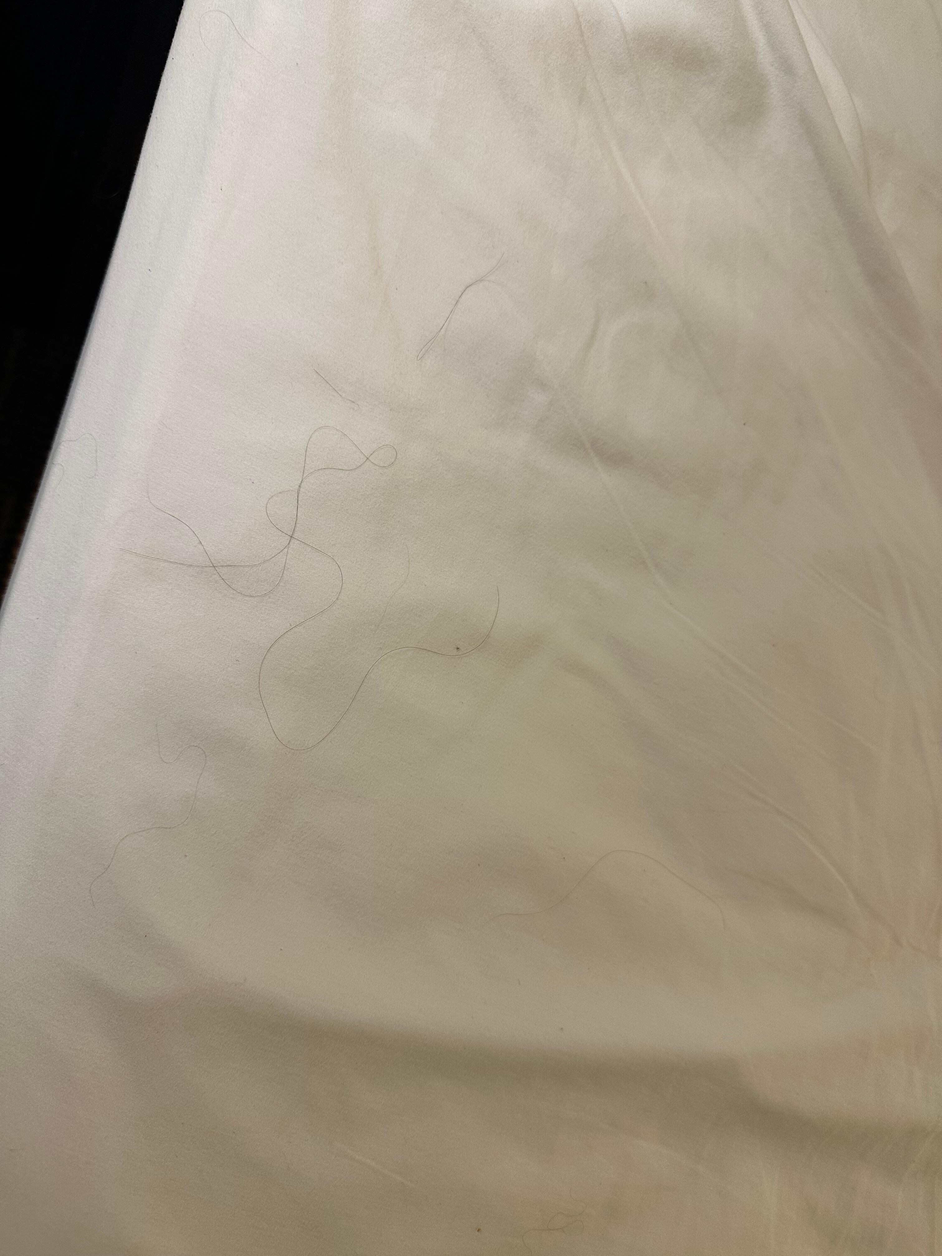 Hair on sheets