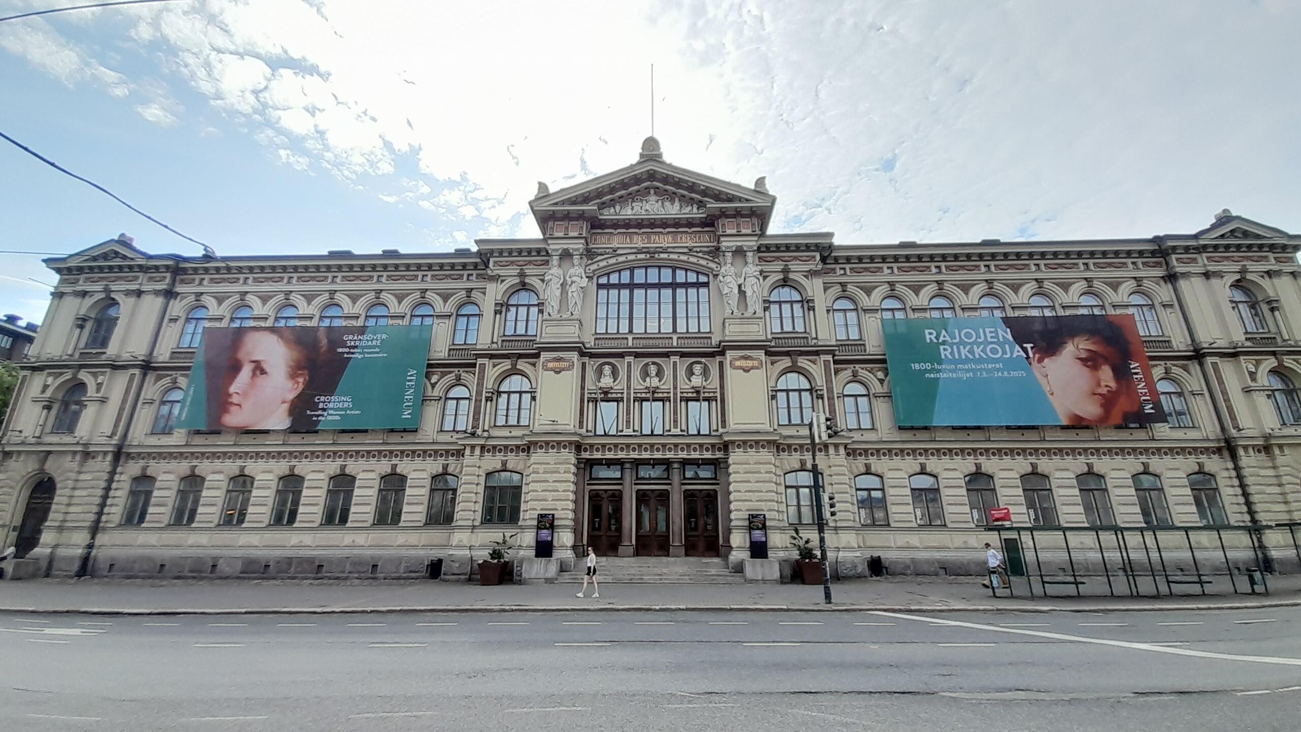 Main Helsinki art gallery opposite the hotel