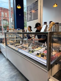 Gelato right across the street