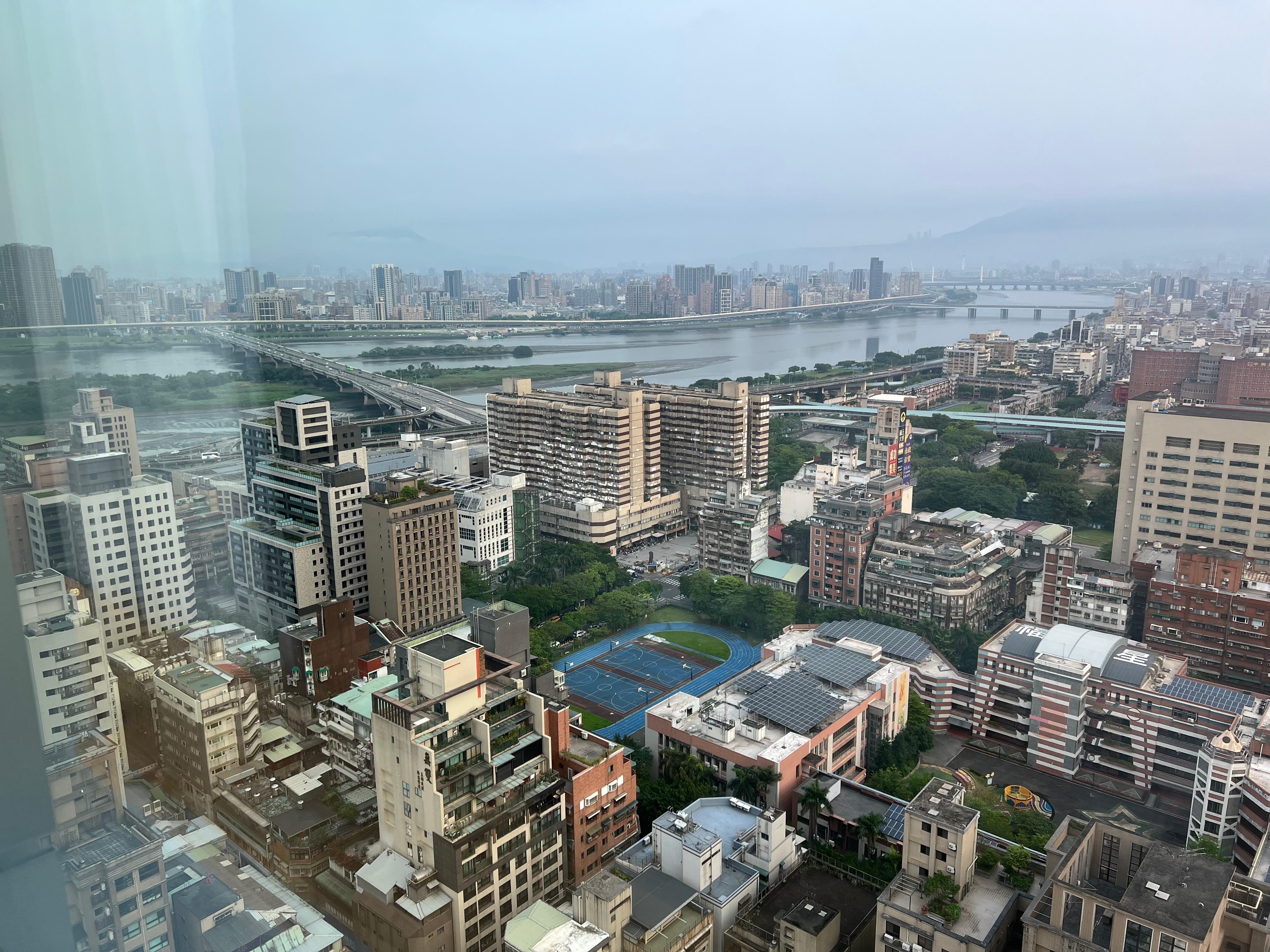 部屋の窓からの景色