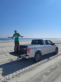 Got to drive on the beach